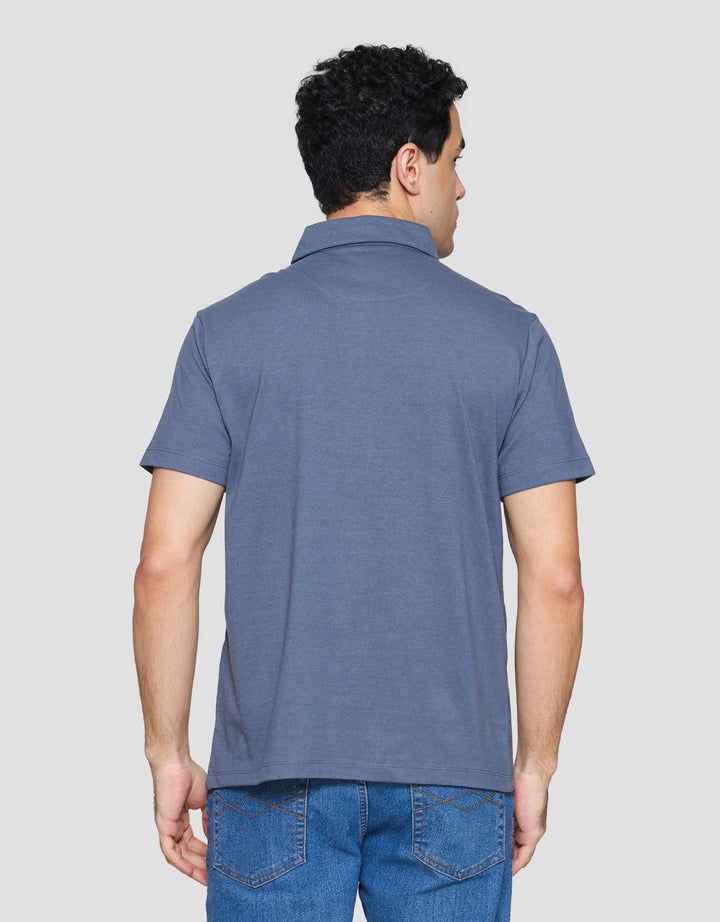 Cole Stripes Cut&Sewn Kaos Polo Pria