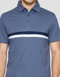 Cole Stripes Cut&Sewn Kaos Polo Pria