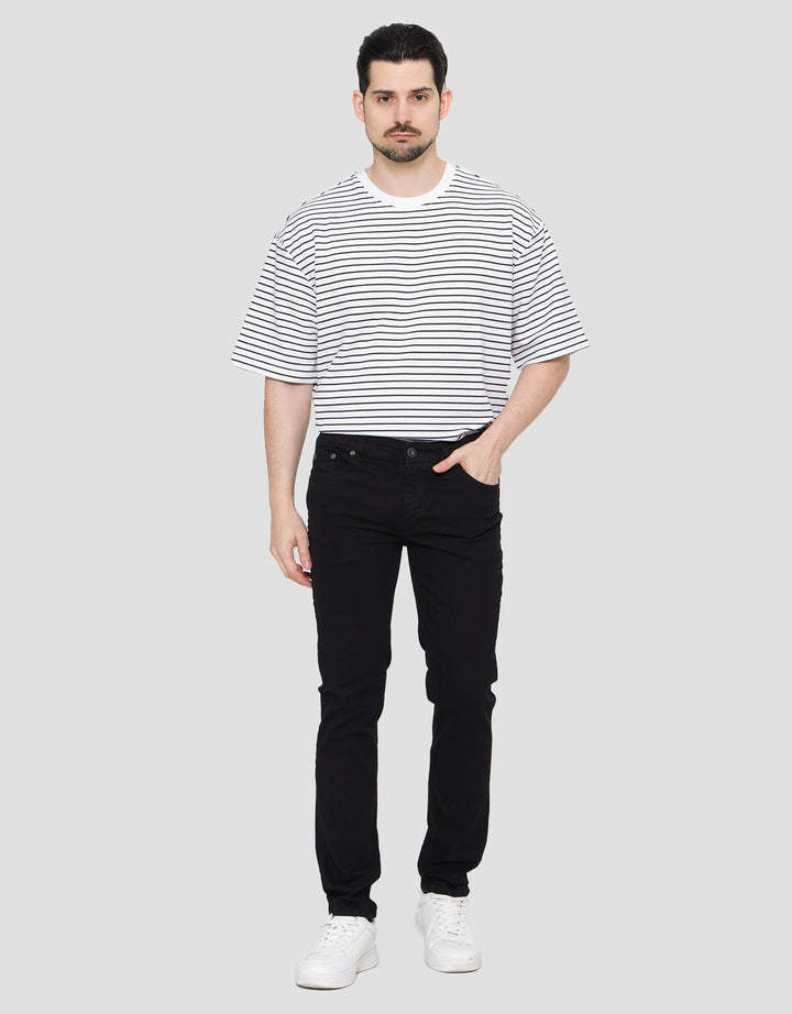 Nevada Slim Fit Str Slub Celana Denim Pria