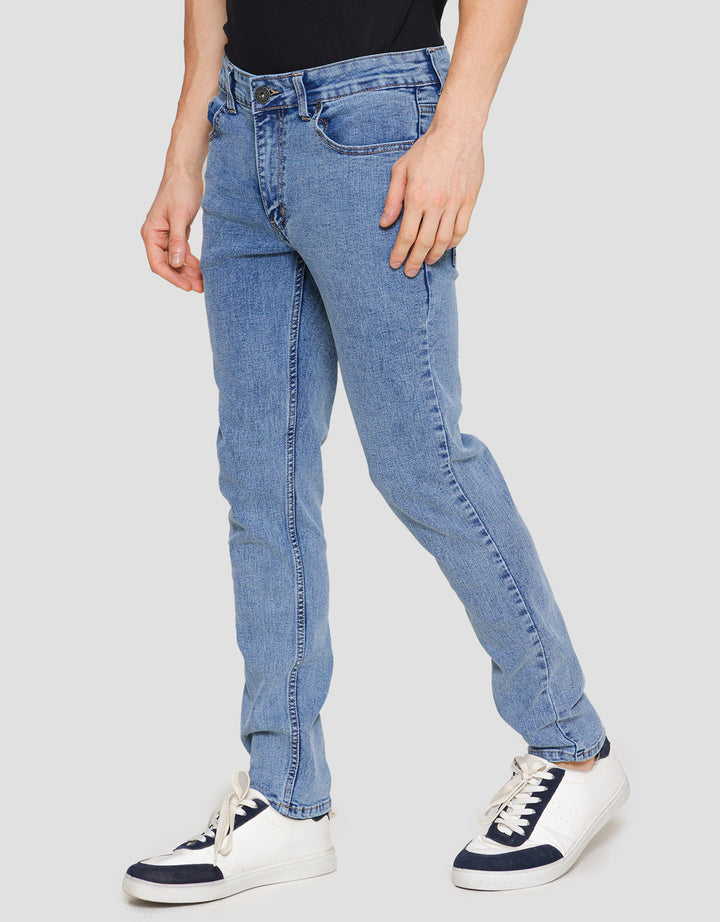 Nevada Slim Fit Str Slub Celana Denim Pria