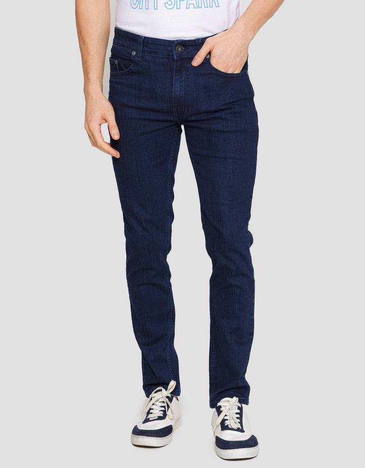Nevada Slim Fit Str Slub Celana Denim Pria