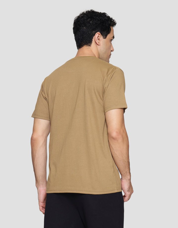 T Zone Photoprint Theme Holiday Outing Print Kaos Lengan Pendek Pria