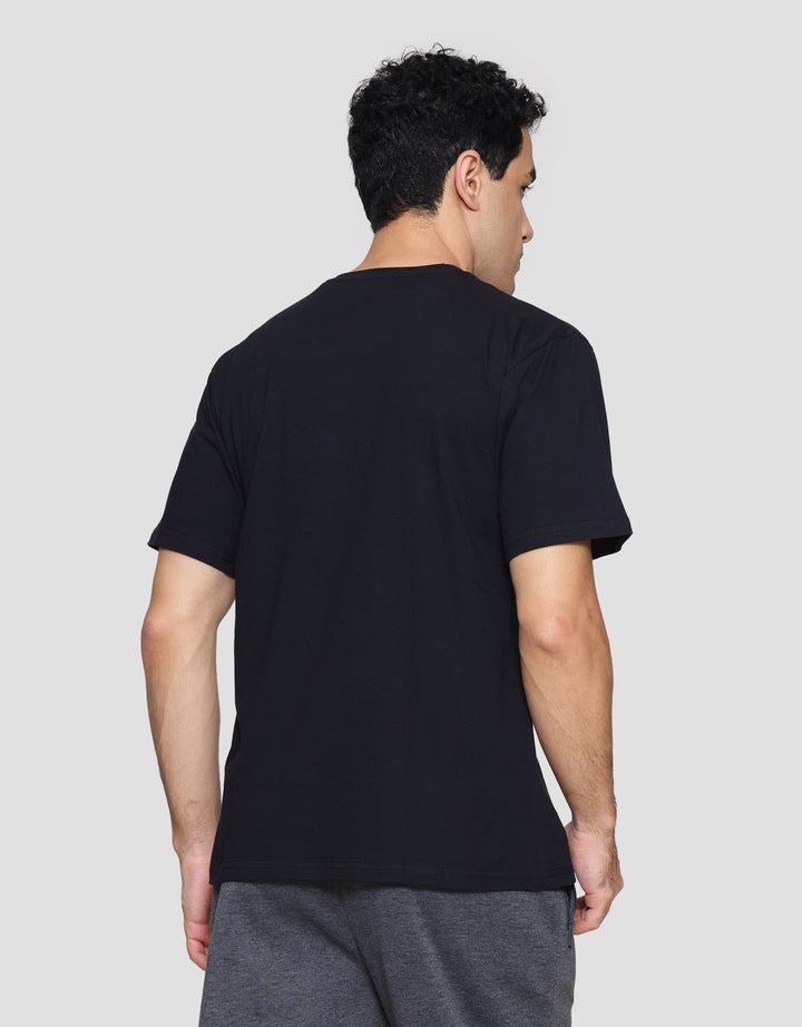 T Zone Print Wording Downhill Kaos Lengan Pendek Pria