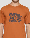 T Zone Print Beat The Mountain Kaos Lengan Pendek Pria