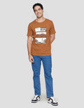 T Zone Print Theme Tokyo Japan Kaos Lengan Pendek Pria