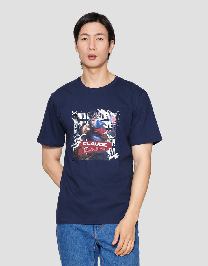 T Zone Mobile Legend Claude Kaos Lengan Pendek Pria