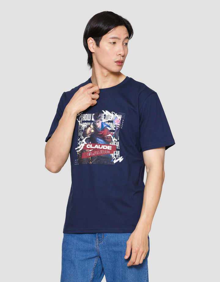 T Zone Mobile Legend Claude Kaos Lengan Pendek Pria