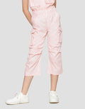 Little M Paperbag Kantong Cargo Celana Wide Leg Anak Perempuan
