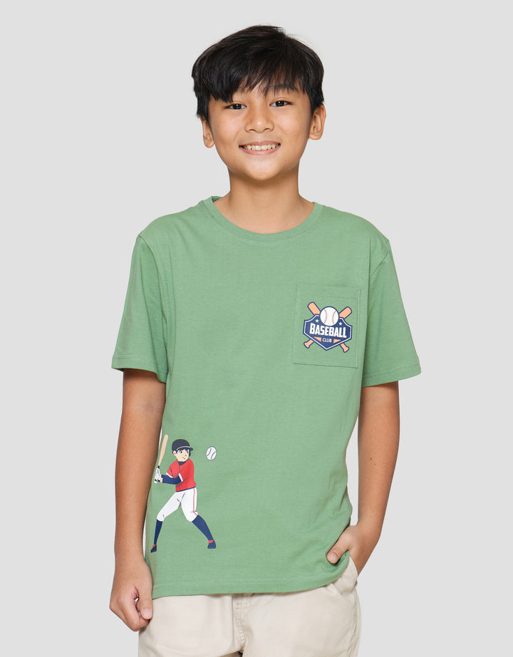 Aero Kantong Baseball Kaos Anak Laki-Laki