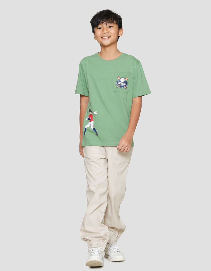 Aero Kantong Baseball Kaos Anak Laki-Laki