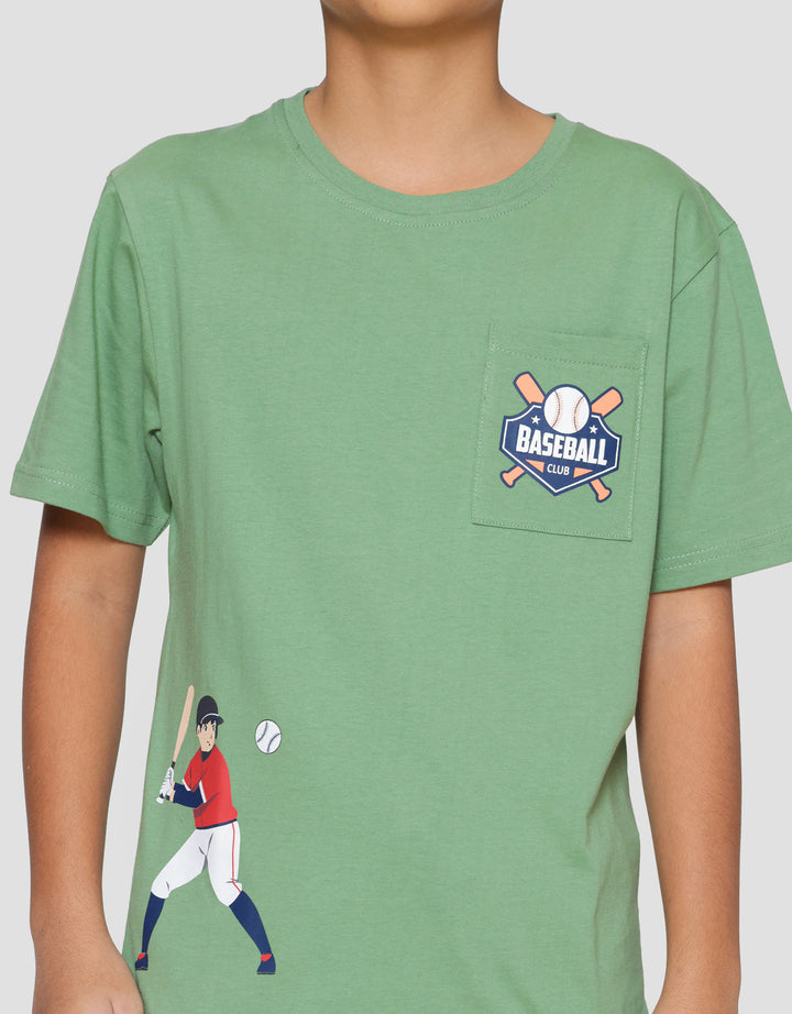 Aero Kantong Baseball Kaos Anak Laki-Laki