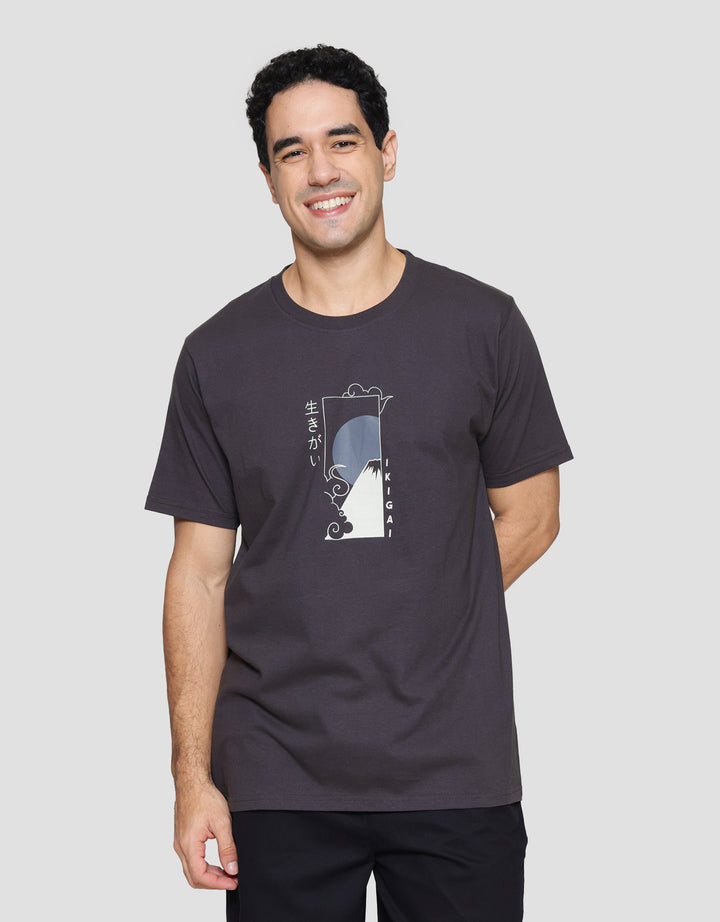 T Zone Big Size Theme Vacation Japan 2 Kaos Lengan Pendek Pria