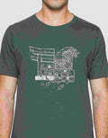 T Zone Big Size Theme Vacation Japan 5 Men's Short Sleeve T-shirt