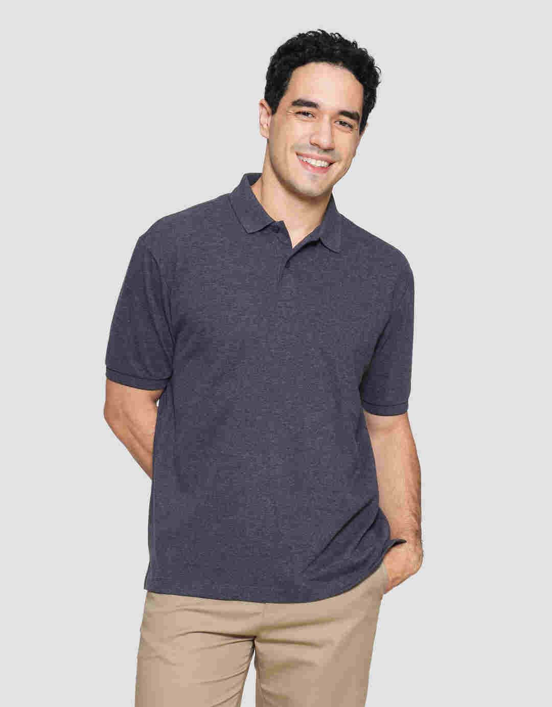 Cole Solid Fit Kaos Polo Lengan Pendek Pria