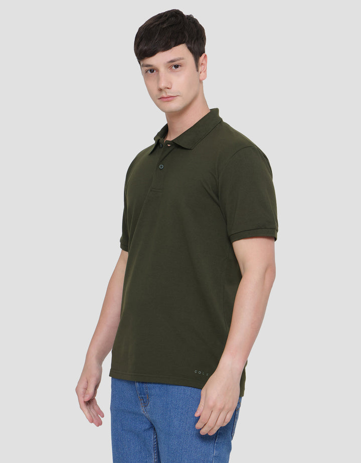 Cole Solid Fit Kaos Polo Lengan Pendek Pria