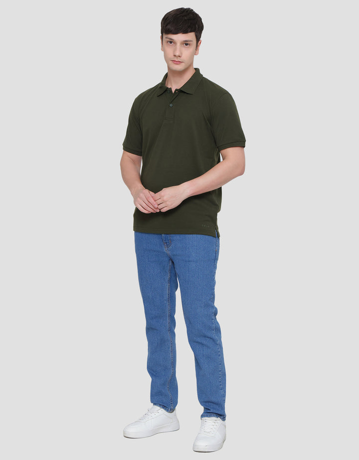 Cole Solid Fit Kaos Polo Lengan Pendek Pria