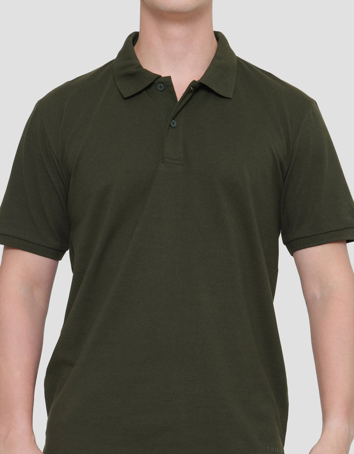 Cole Solid Fit Kaos Polo Lengan Pendek Pria