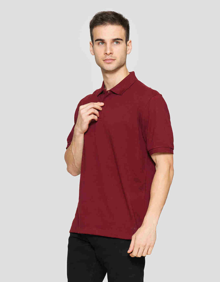 Cole Solid Fit Kaos Polo Lengan Pendek Pria