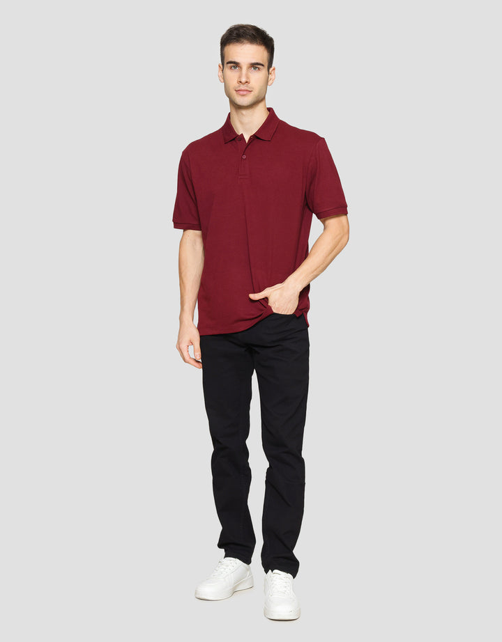 Cole Solid Fit Kaos Polo Lengan Pendek Pria