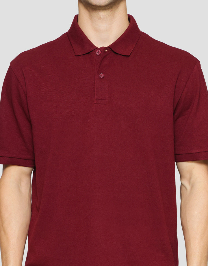 Cole Solid Fit Kaos Polo Lengan Pendek Pria