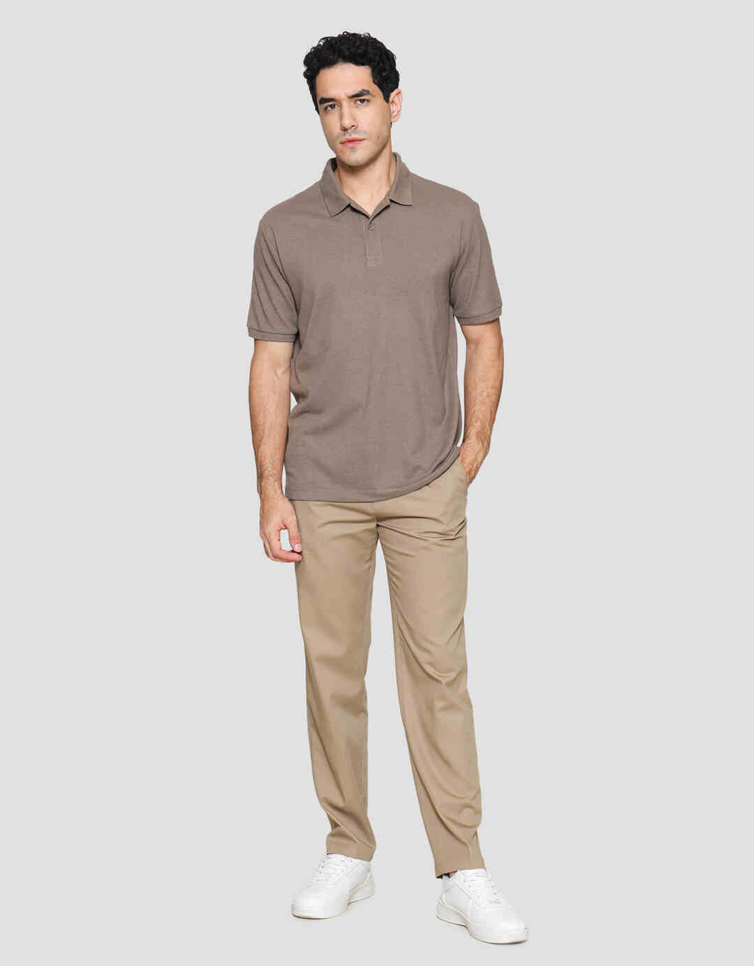 Cole Solid Fit Kaos Polo Lengan Pendek Pria