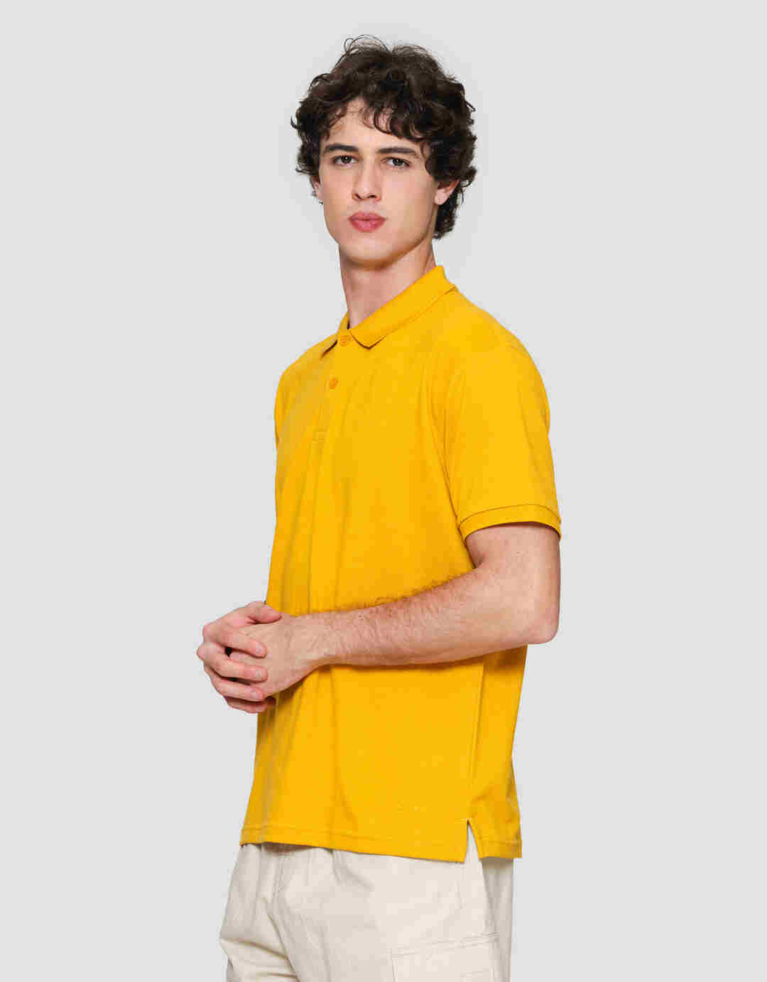 Cole Solid Fit Kaos Polo Lengan Pendek Pria