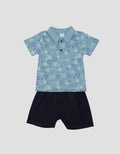 Pipiniko Safari Print Set Pakaian Anak Laki-laki