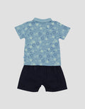 Pipiniko Safari Print Set Pakaian Anak Laki-laki