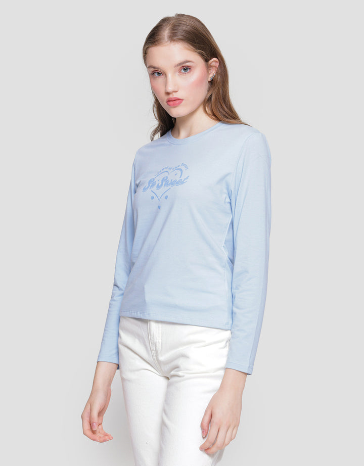 Nevada So Sweet Kaos Lengan Panjang Wanita