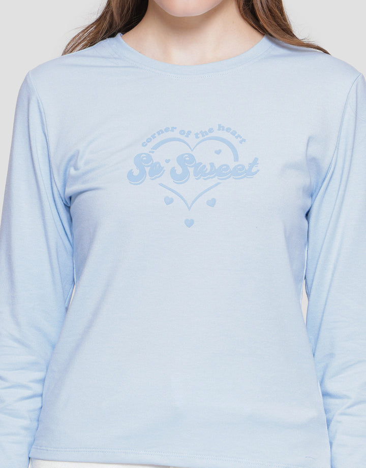 Nevada So Sweet Kaos Lengan Panjang Wanita