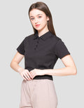 Nevada Rib Kaos Polo Lengan Pendek Wanita