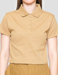 Nevada Rib Kaos Polo Lengan Pendek Wanita