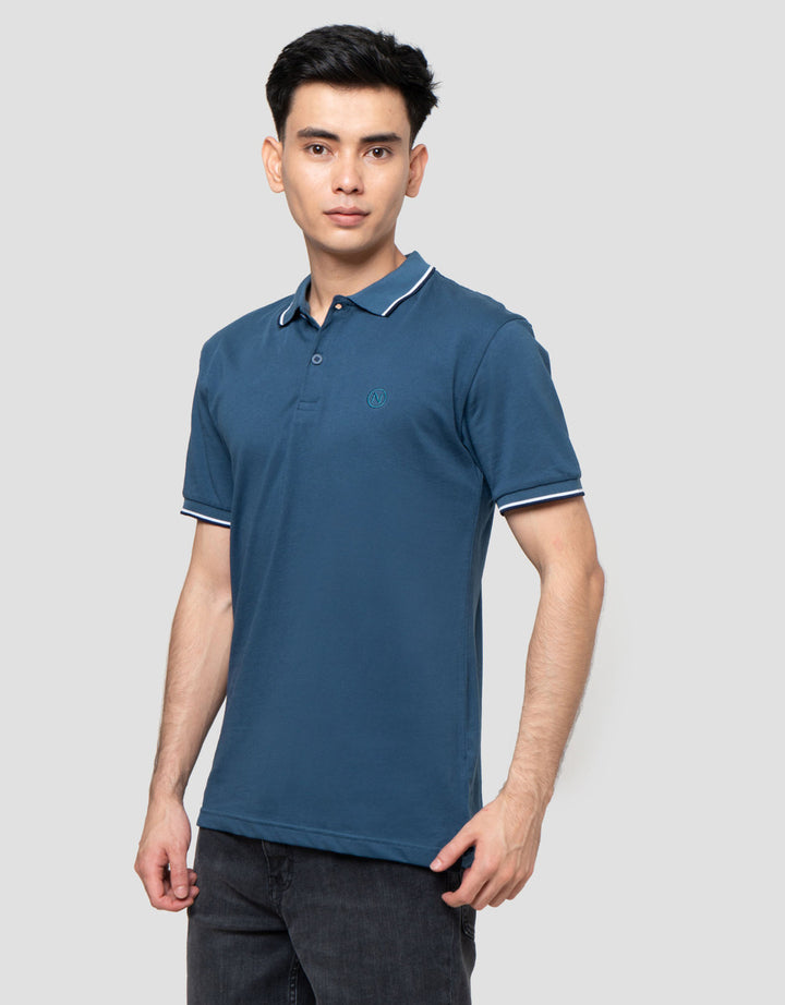 Nevada Jersey Solid Kaos Polo Pria