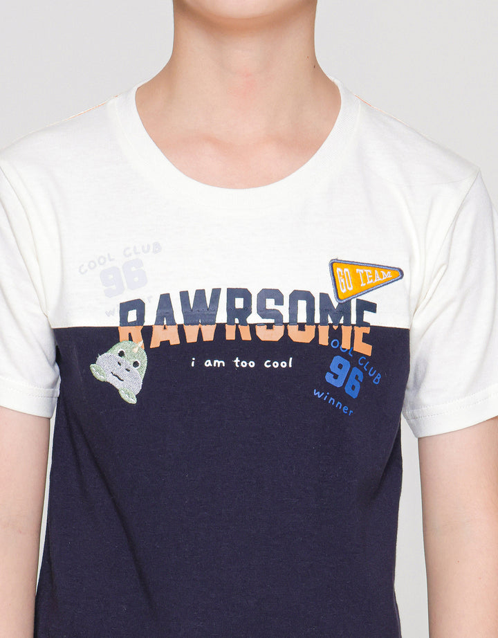 Little M Cns Dino All Kaos Lengan Pendek Anak Laki-Laki