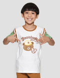 Little M Mighty Beartastic Print Kaos Lengan Pendek Anak Laki-laki