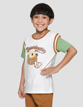 Little M Mighty Beartastic Print Kaos Lengan Pendek Anak Laki-laki