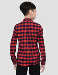 Cardinal Kids Boy Checks Kemeja Anak Laki-laki