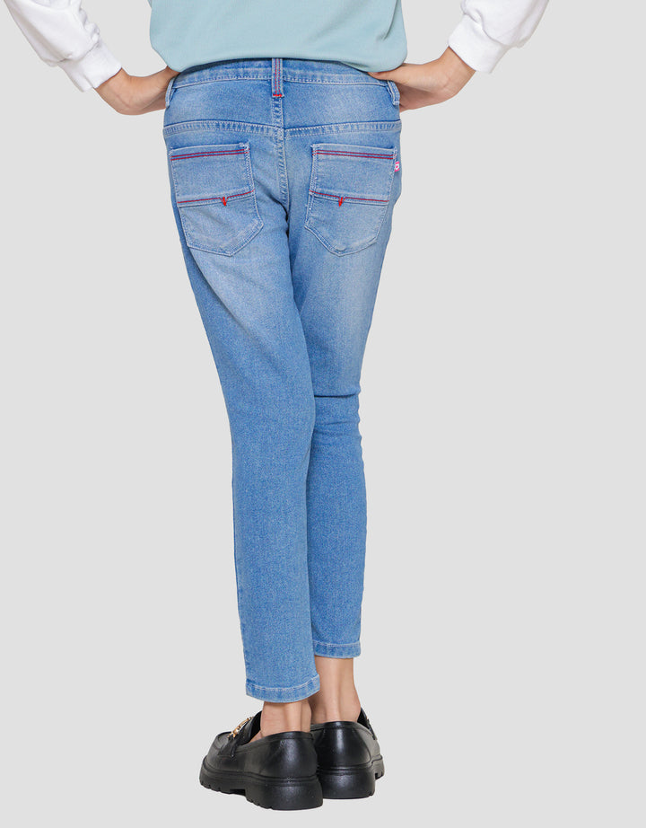 Cardinal Kids Girl Washed Accent Celana Panjang Anak Perempuan