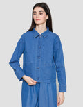 Connexion 2 Pocket Jaket Denim Wanita