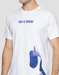 T Zone Disney Inside Out Boring Print Men's Short Sleeve T-Shirt