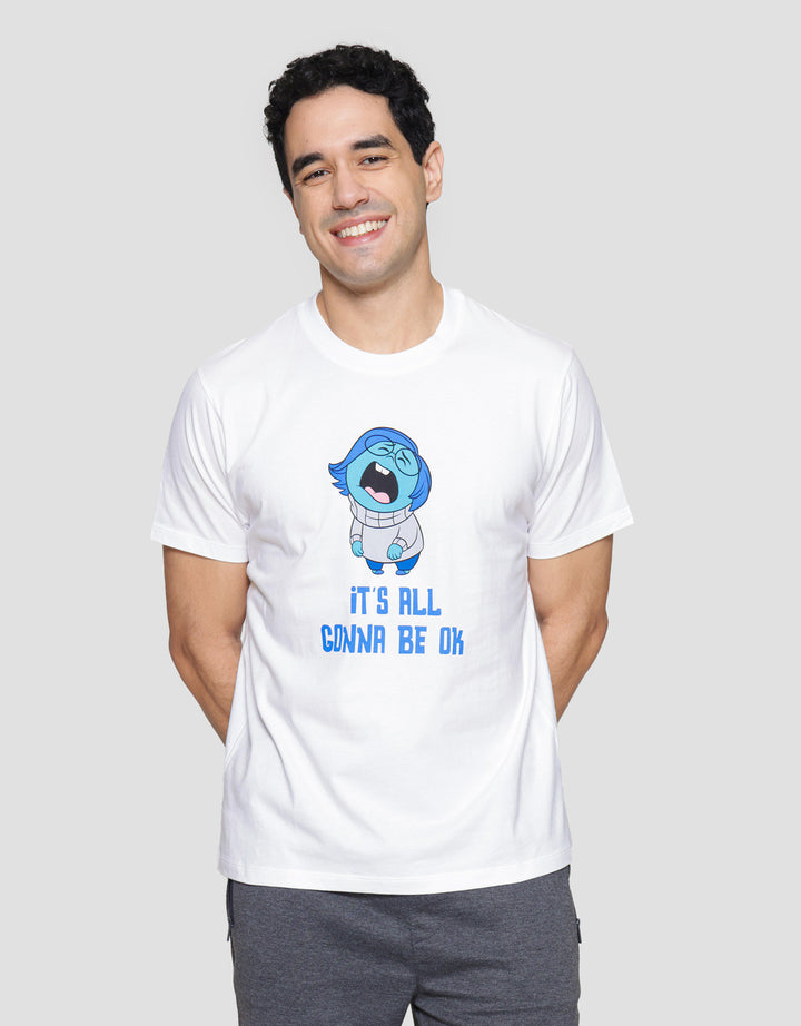 T Zone Inside Out Ok Print Kaos Lengan Pendek Pria