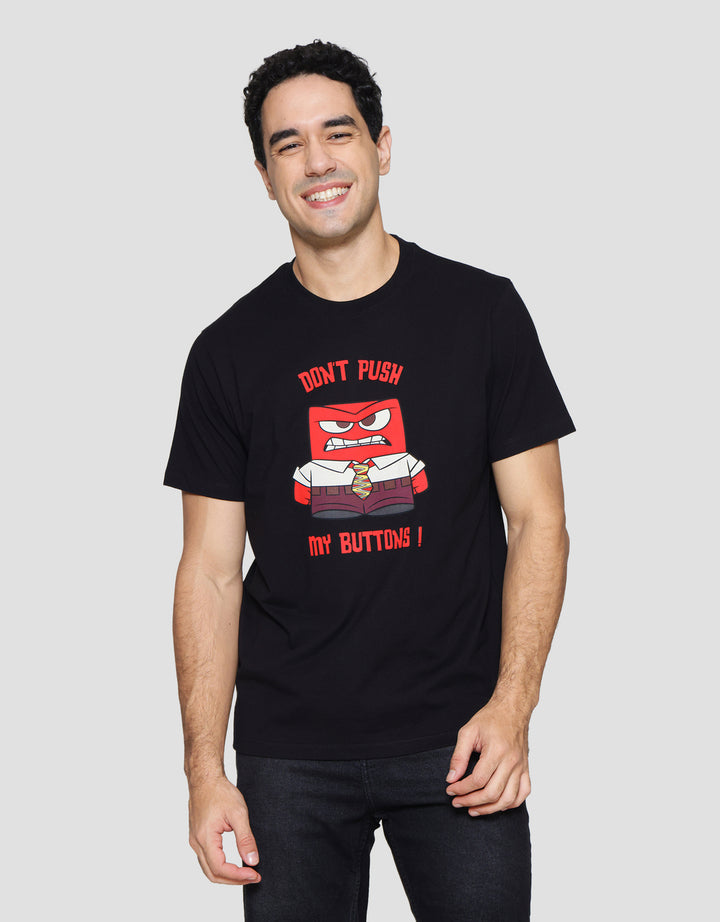 T Zone Inside Out Don’t Push Print Kaos Lengan Pendek Pria
