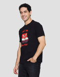 T Zone Inside Out Don’t Push Print Kaos Lengan Pendek Pria