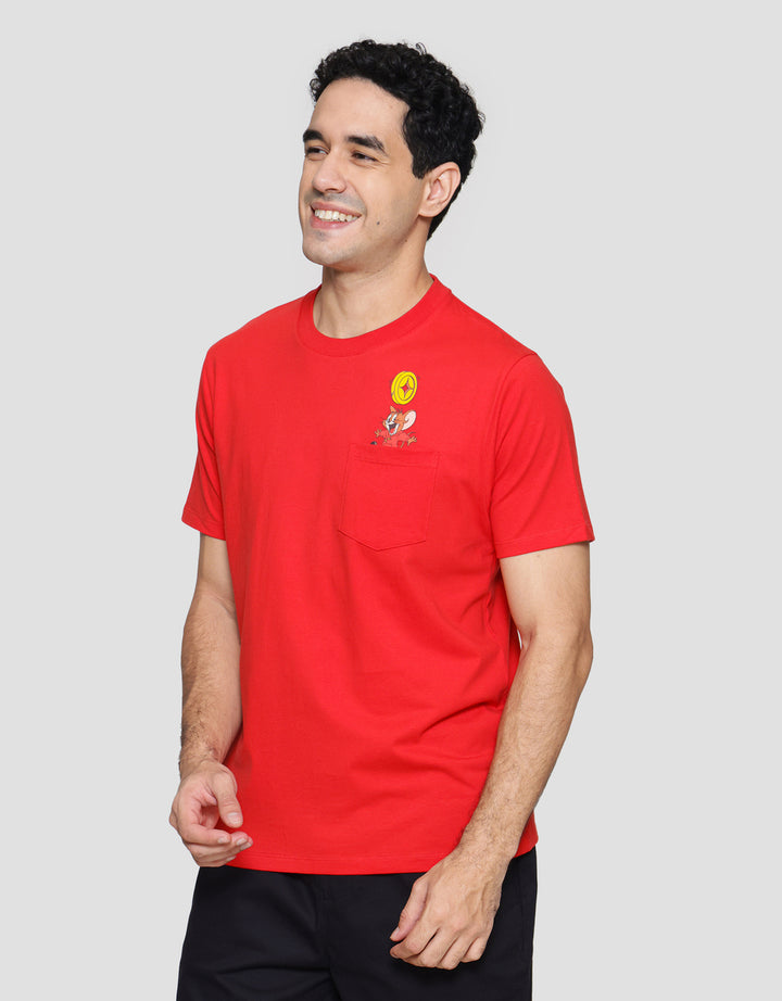 T Zone Wb Tom And Jerry Cny - 2 Print Kaos Lengan Pendek Pria