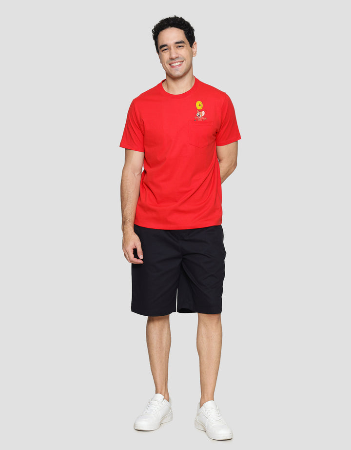 T Zone Wb Tom And Jerry Cny - 2 Print Kaos Lengan Pendek Pria
