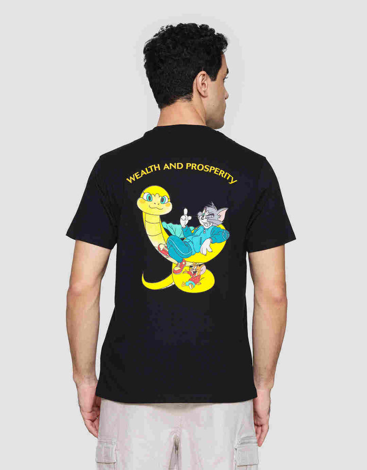 T Zone Wb Tom And Jerry Cny Simply Print Kaos Lengan Pendek Pria