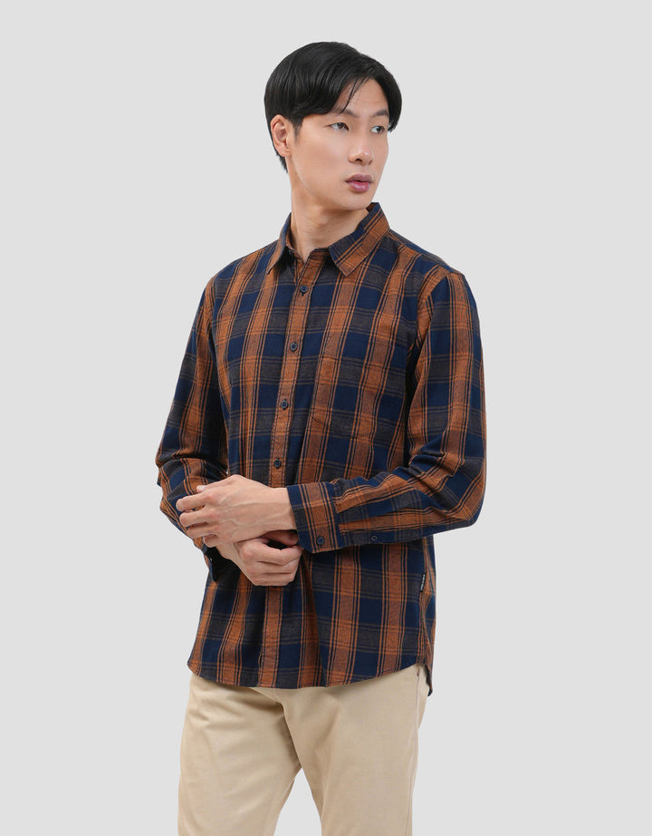 Gab's Flanel Plaid Kemeja Pria