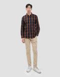 Gab's Flanel Plaid Kemeja Pria