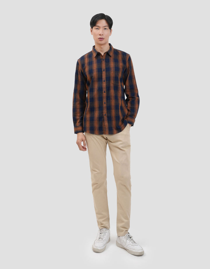 Gab's Flanel Plaid Kemeja Pria