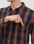 Gab's Flanel Plaid Kemeja Pria